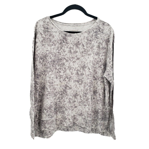 Rachel Hollis Tie Dye Pullover Knit Top Women Size Medium Long Sleeve Sweatshirt - Picture 1 of 11